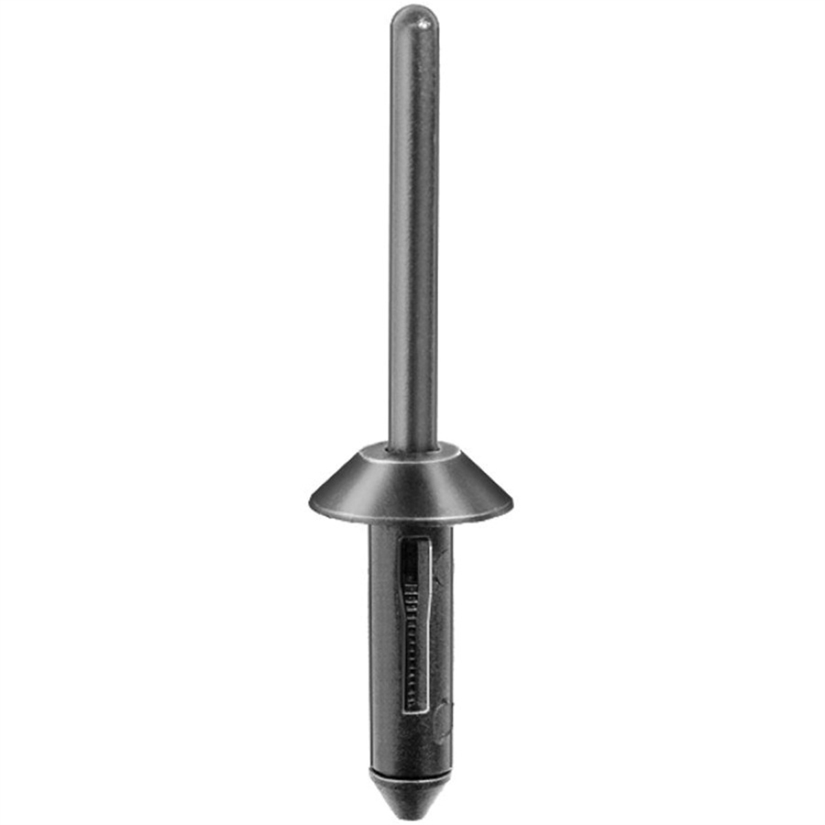 Type 1 Expansion Rivet - Black - 0.20 in. Hole Dia. - Nylon - Durable Design
