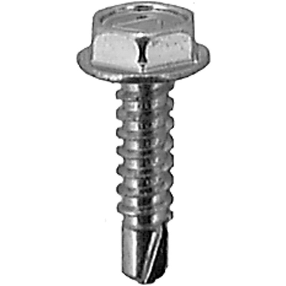 Hex Washer Head Tapping Screw - Zinc - 0.75 in. - Pack of 100 - Durable Design