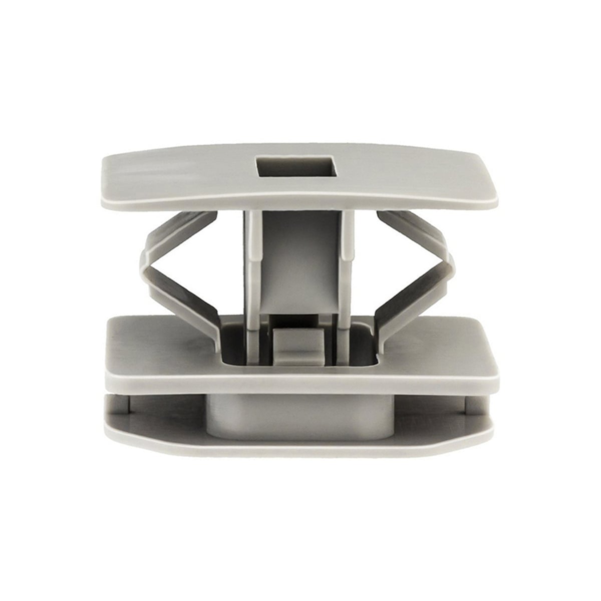 AVC20977 Rocker Panel Molding Clip - 22 x 30 mm Top Head x 18 mm Oal - Nylon - Gray