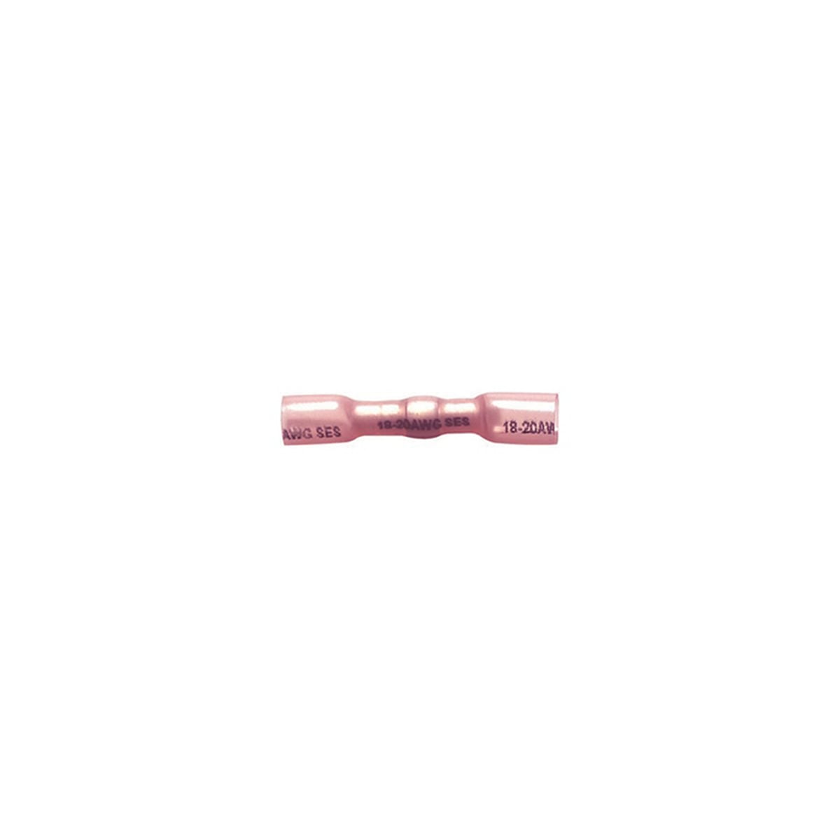 AVC21003 Sealed Crimp & Solder Insulation Butt Connector - Polyolefin - Red