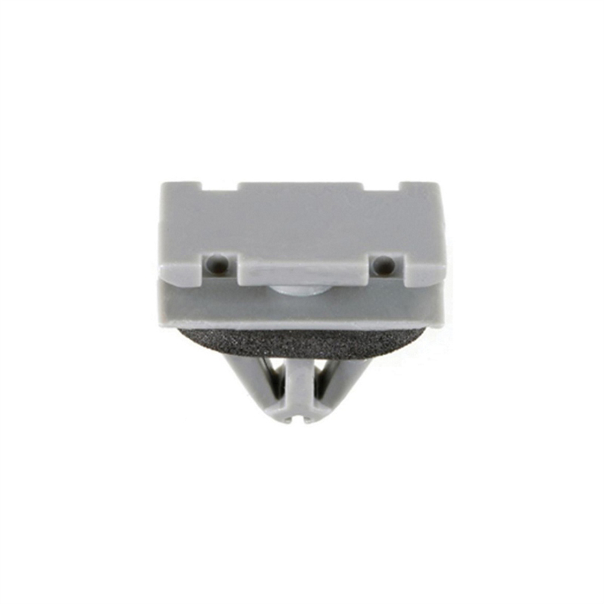 AVC21374 Rocker Molding Clip - 12 x 20 mm Top & Bottom Head x 11 mm Stem x 9 mm Hole - Nylon - Gray