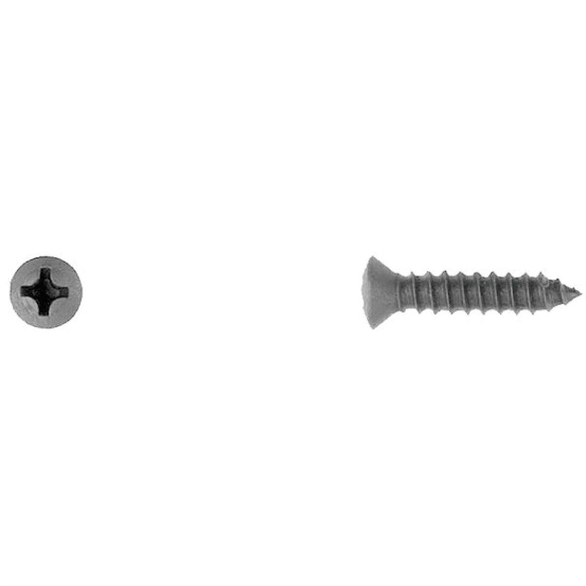 DCO1186MT 8 x 1 in. No. 6 Head Phillips Oval Fastener