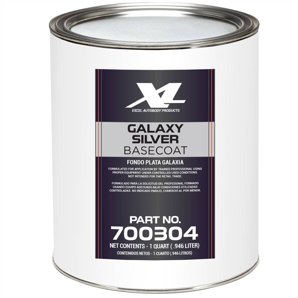 XLB700304 B-C qt. Galaxy Basecoat Activator - Silver