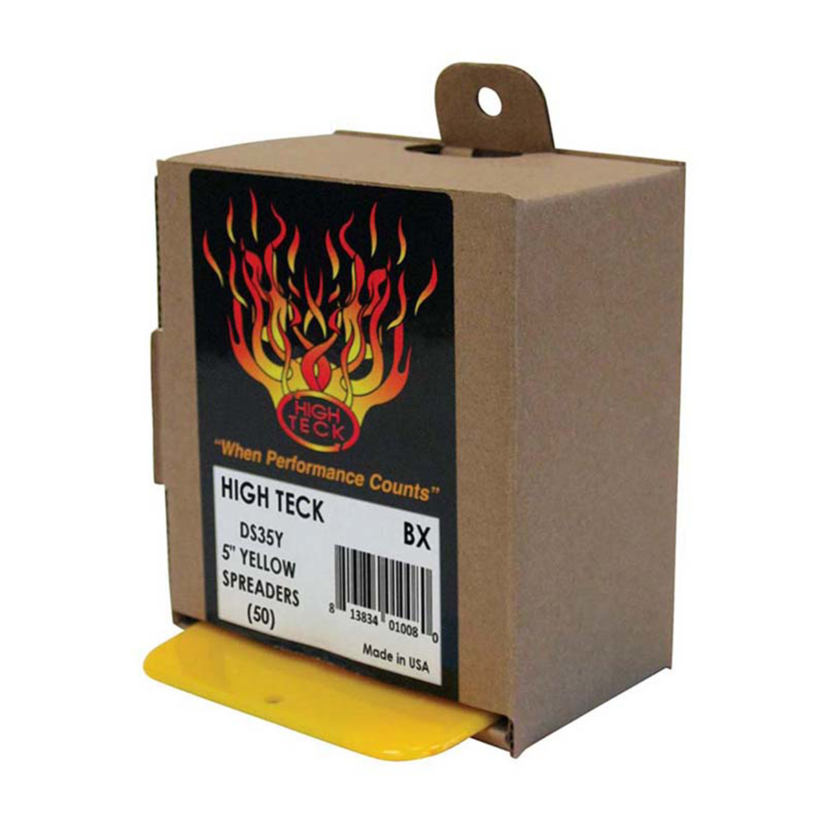 Picture of High Teck HITDS35Y 5 in. Tapered Edge Spreader - Plastic - Yellow