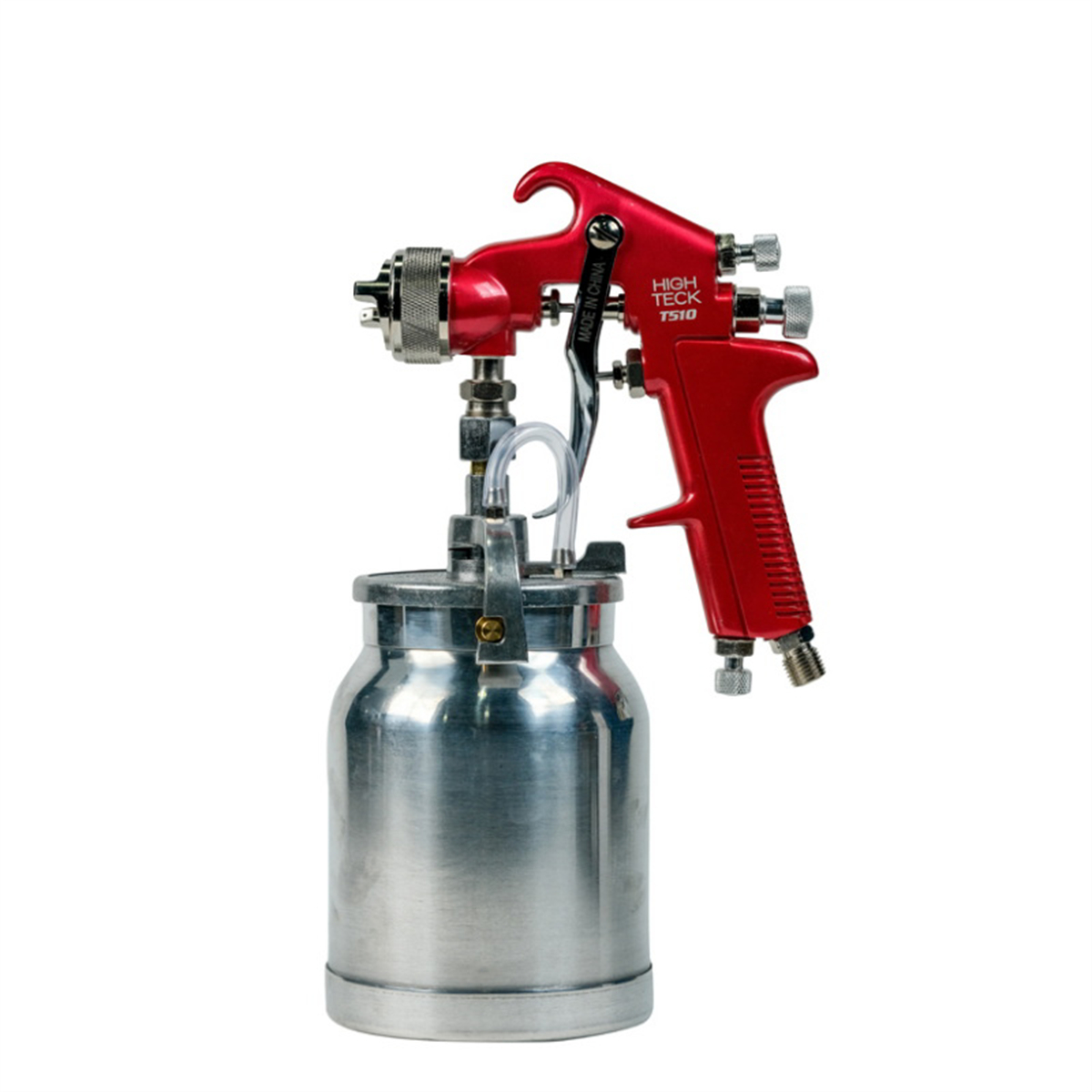 HITT510 Suction Feed Spray Gun - 1.8 mm Nozzle - Stainless Steel - Ergonomic Handle