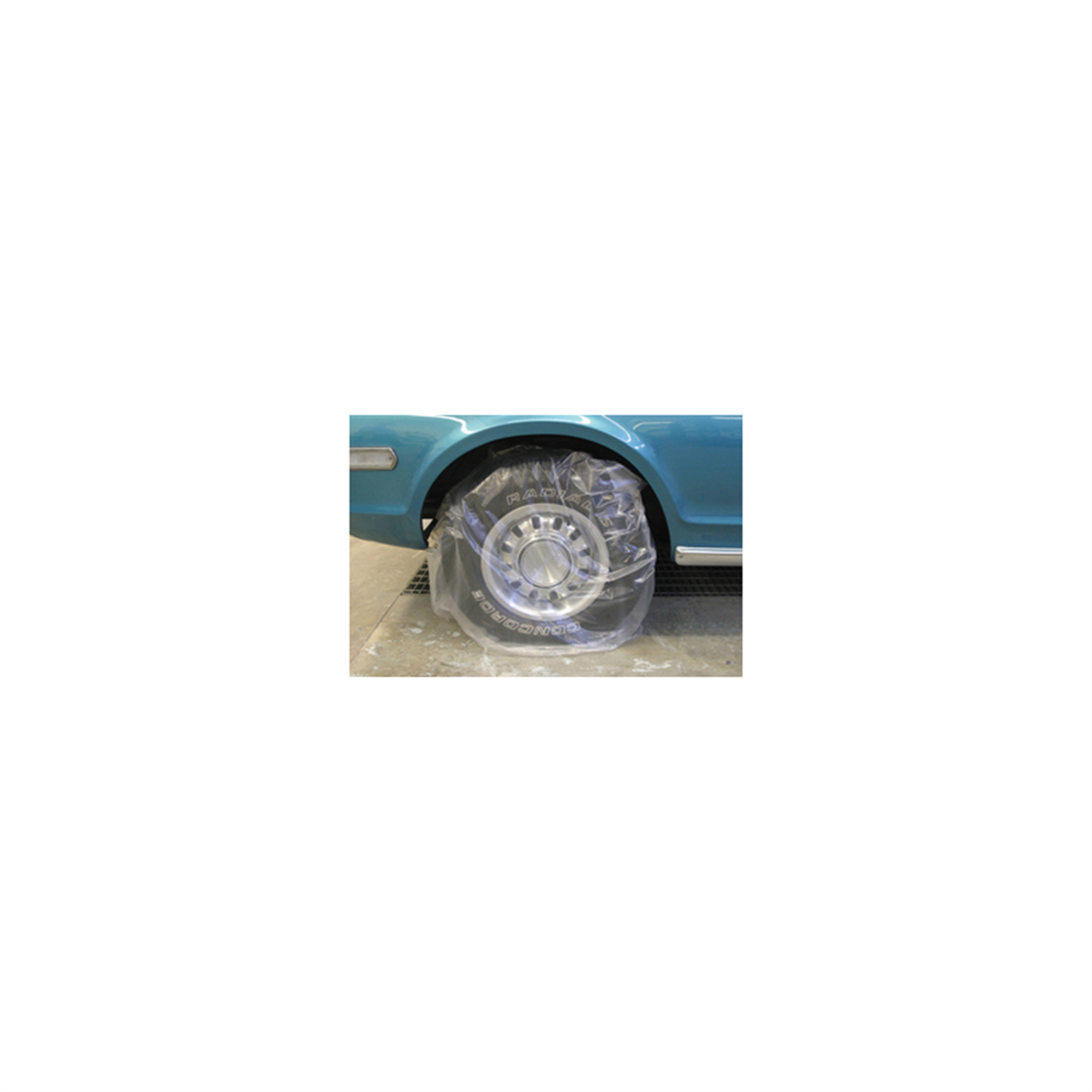 HIT810 45 in. x 40 in. x 0.7 mil Thick Wheel Masker - Plastic