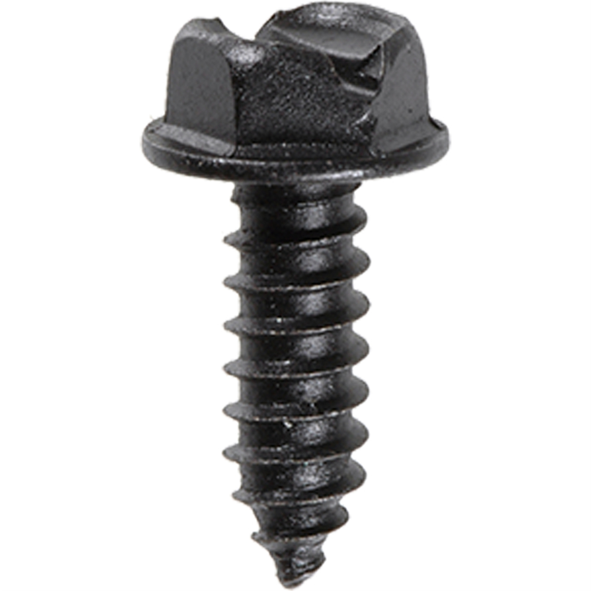 License Plate Screws - Black - 0.75 in. - Pack of 14 - Durable Design