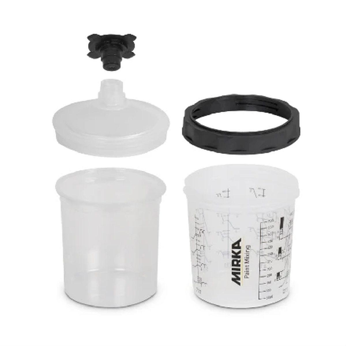 Mirka Abrasives MRK9190170850 850 ml Paint Cup System - Filter Lid - 50 per Pack