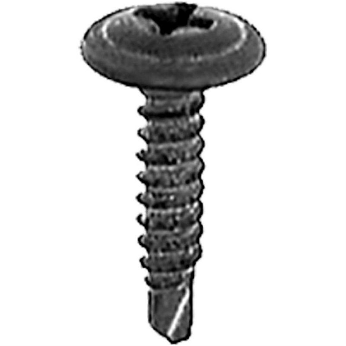 Phillips Round Washer Head Teks Point Tapping Screw - Phosphate - 0.75 in - Durable