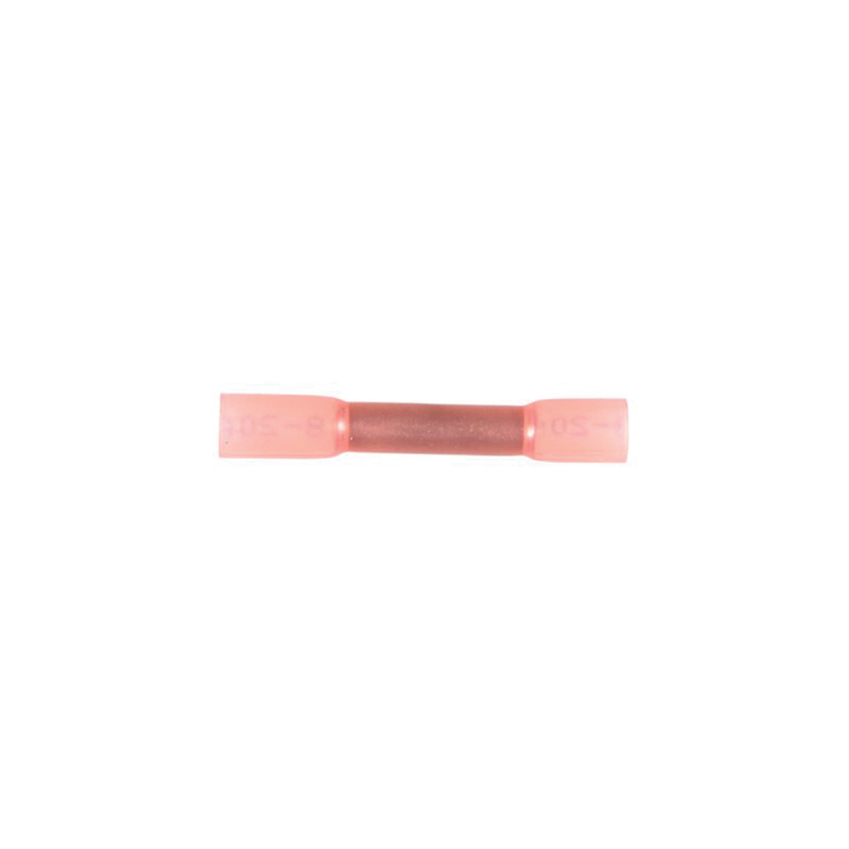 AVC19258 Crimp & Seal Insulation Butt Connector - Polyolefin - Red