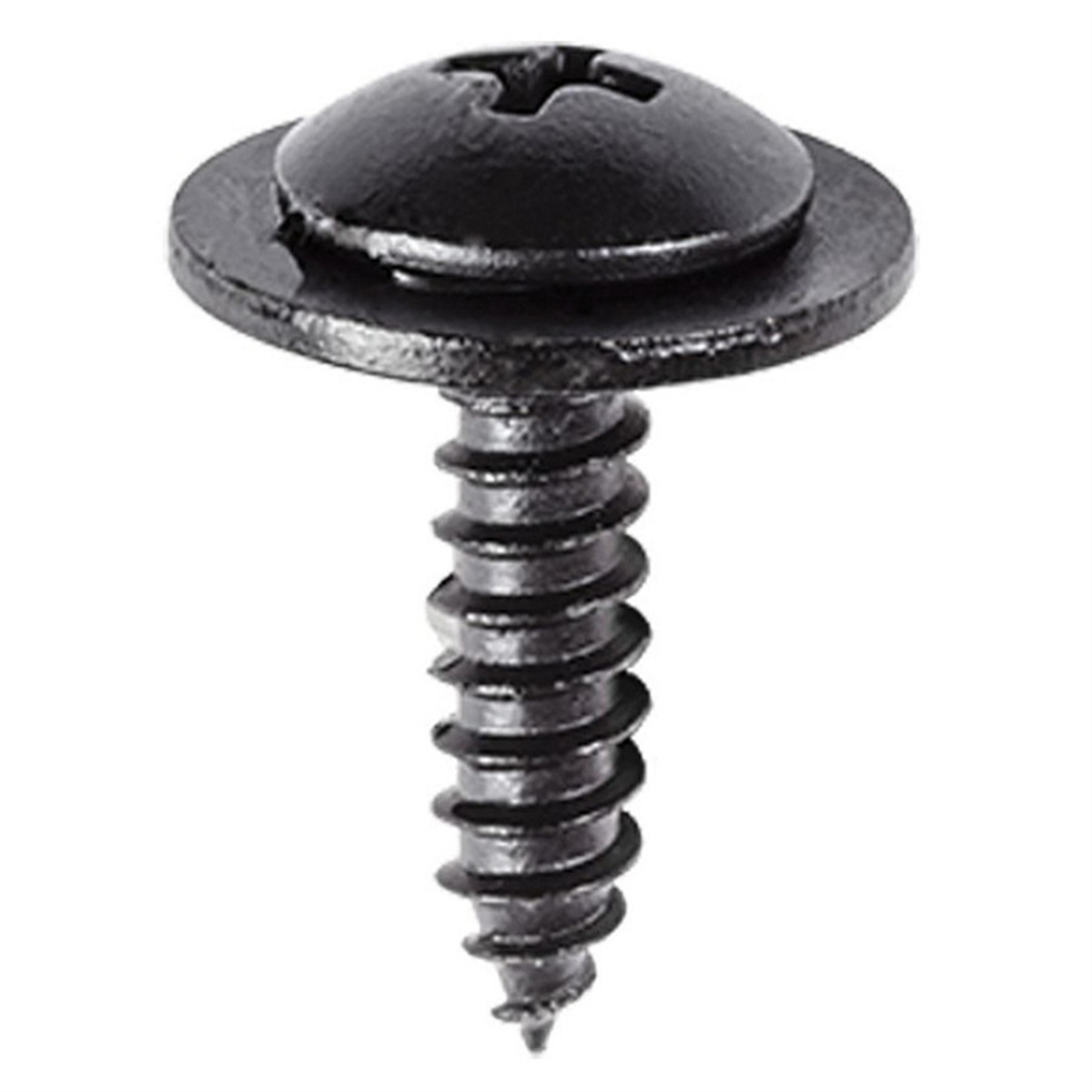 AVC20259 Phillips Truss Head Sems A-Ab Point Specialty Tapping Screw - M4.8 x 1.6 x 19 mm - Black E-Coat