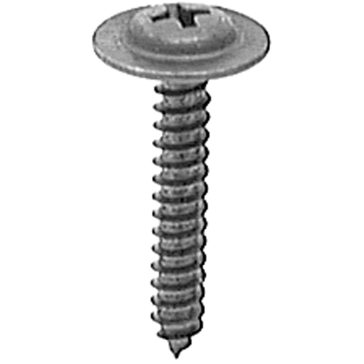 AVC20376 No.8 x 1 in. Phillips Round Washer Head Tap Screw