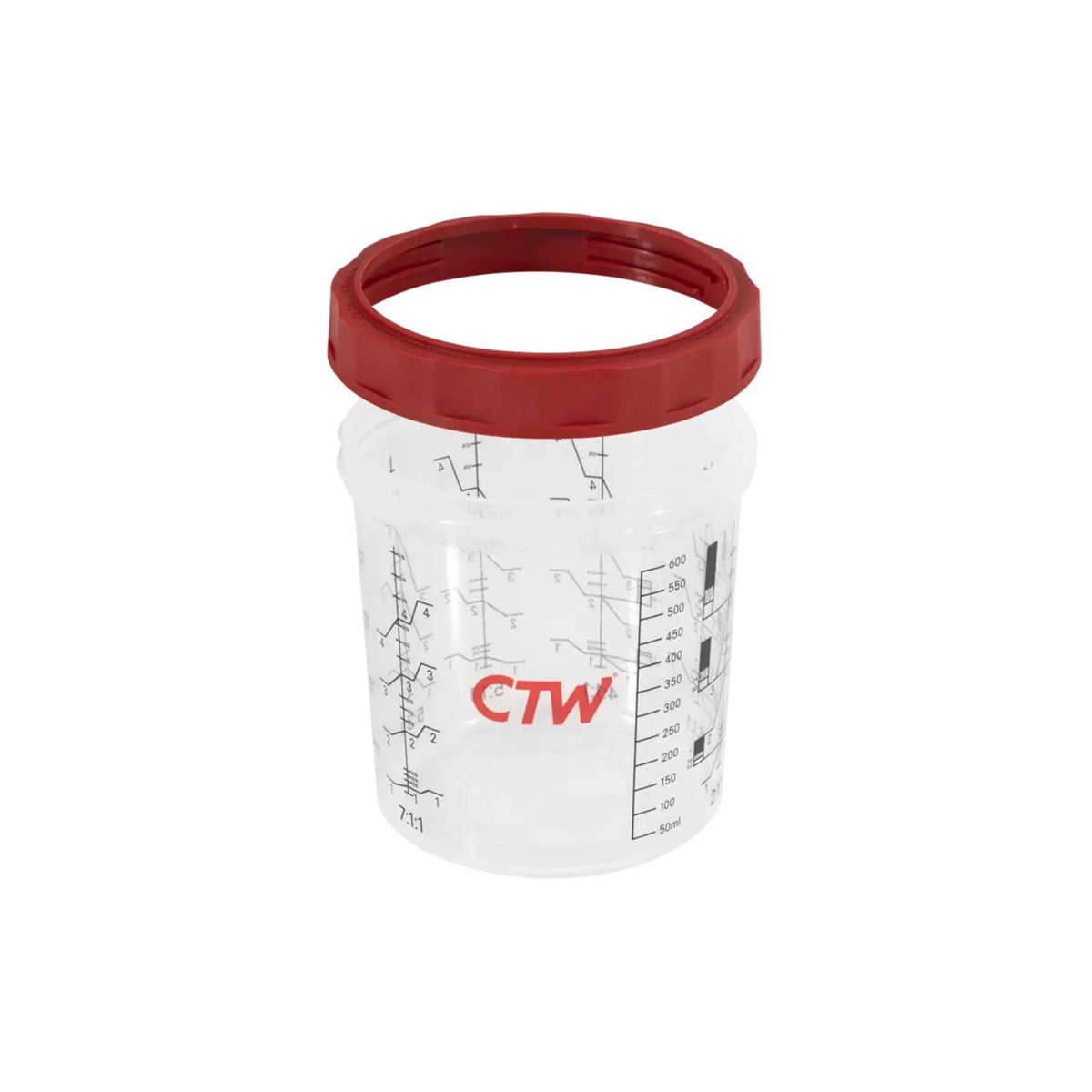 HC-400 400 ml Hard Cup & Collar for Disposable Paint Cup System