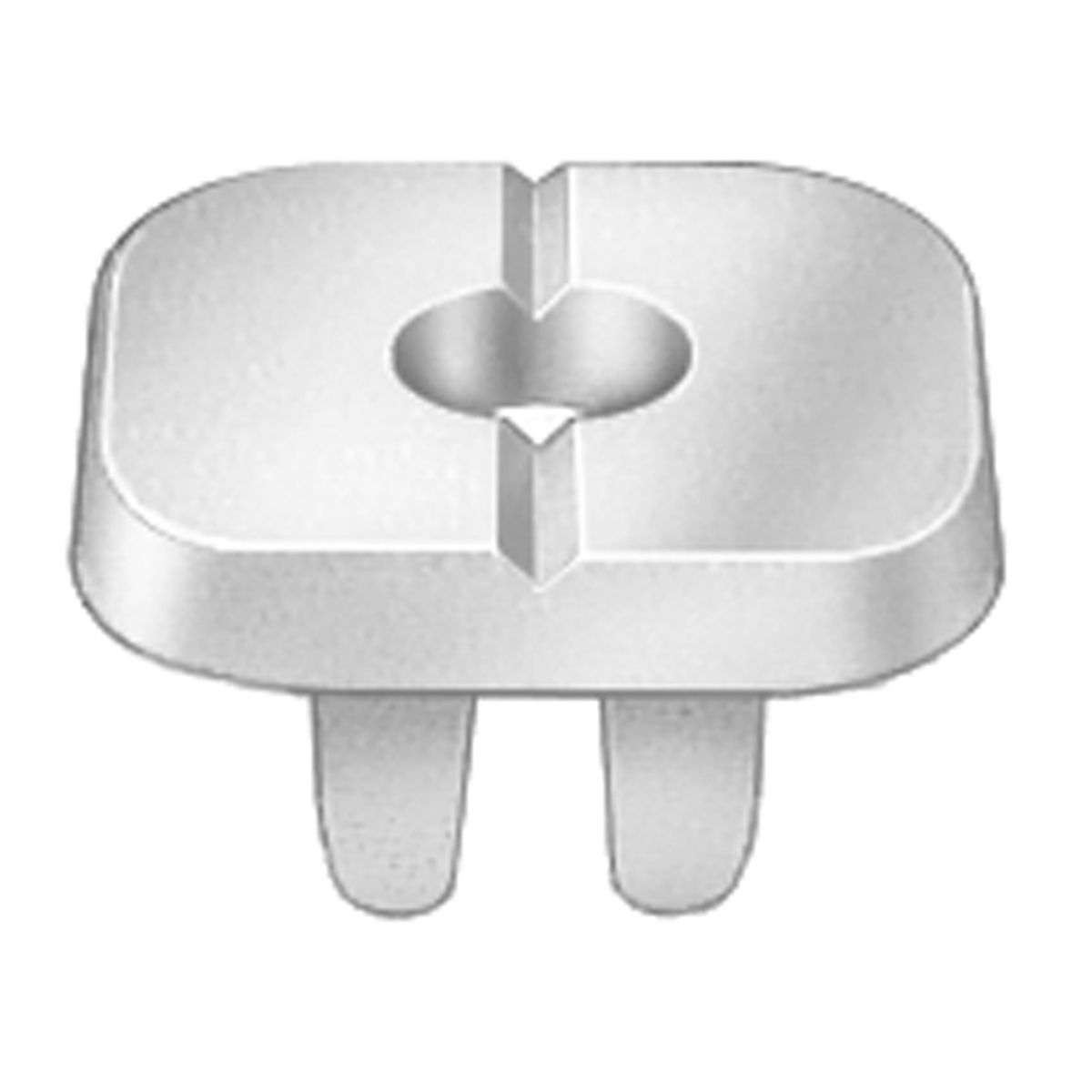 AVCAP14313 Pak Nylon Nuts - No.10 Screw Size
