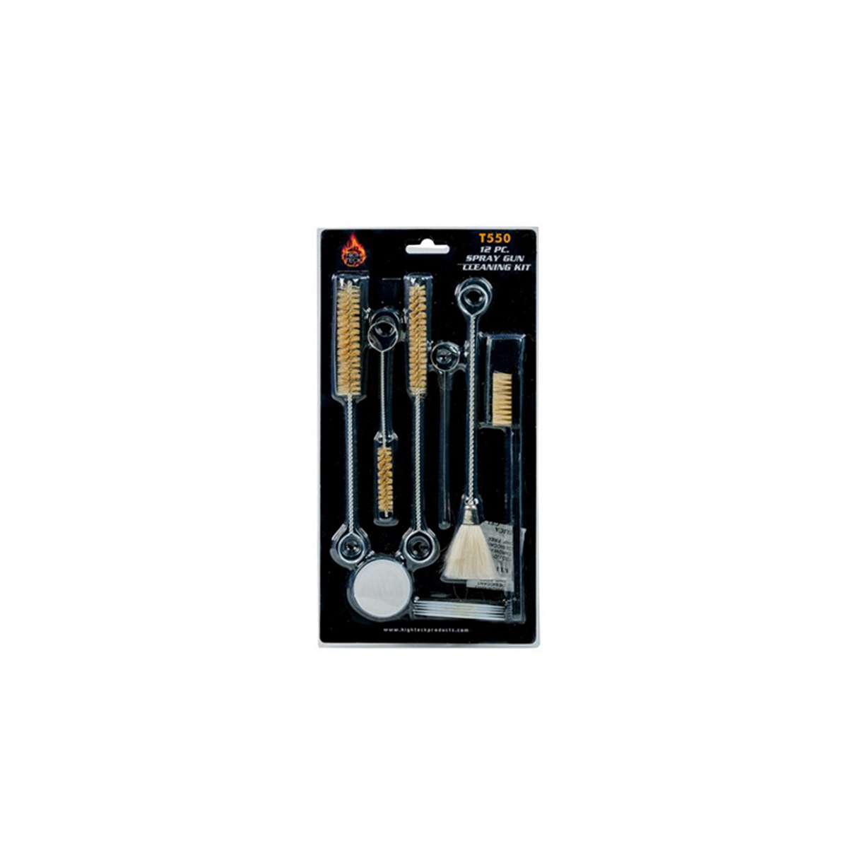 HITT550 Spray Gun Cleaning Kit - 12 Components - HVLP & Conventional Systems