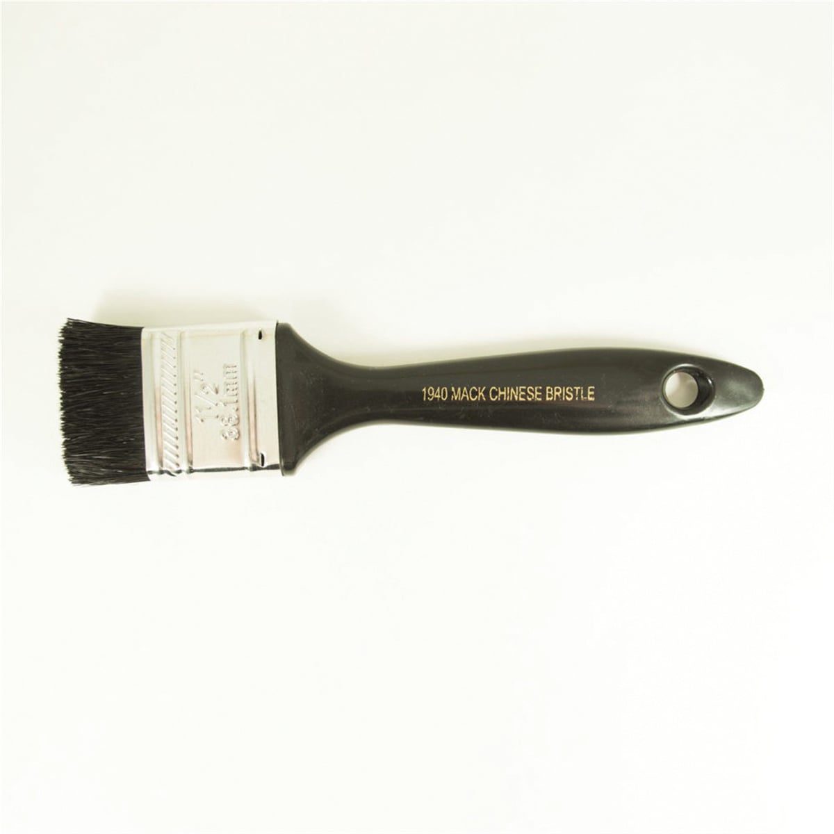 MAB1940 1.5 in. Chinese Bristle Brush - Plastic Handle