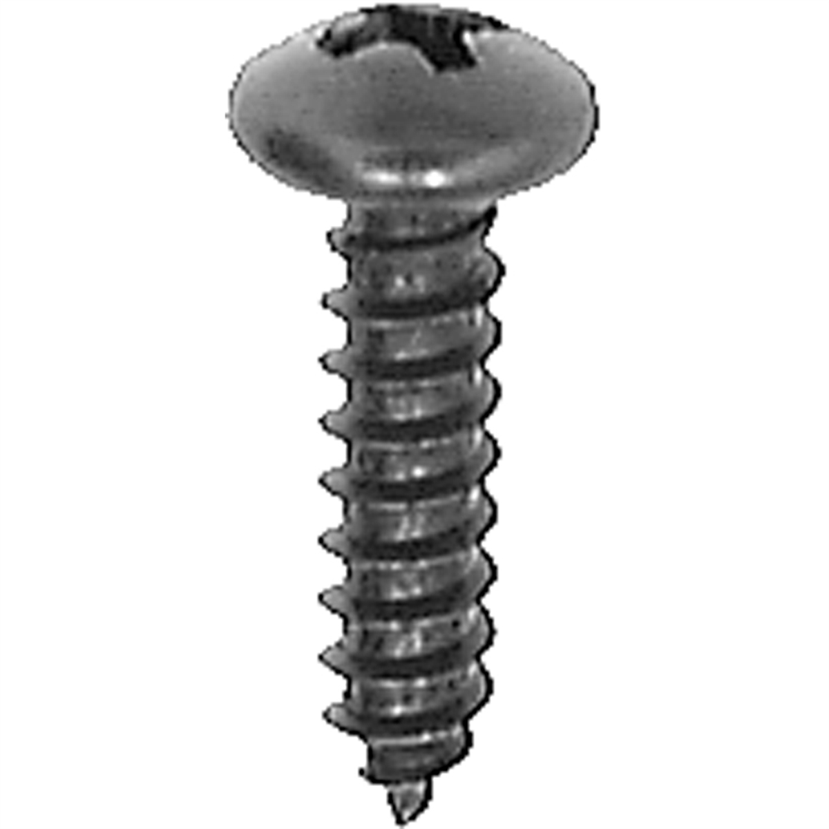 AVC11922 No.10 x 0.75 Philips Pan Head Tapping Screw - Black Oxide