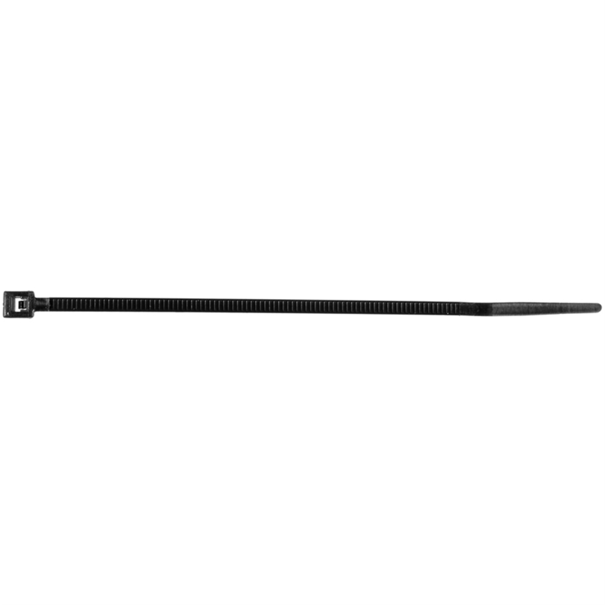 Black Nylon Cable Tie 4in Length, 100PK