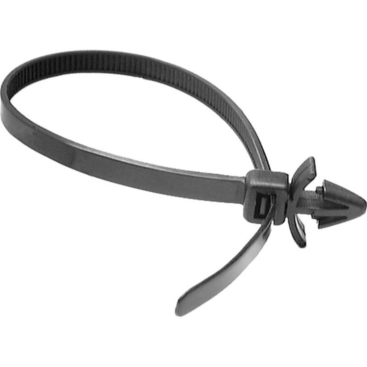 AVC20380 Push Mount Cable Tie - 200 x 5 mm - Nylon - Black