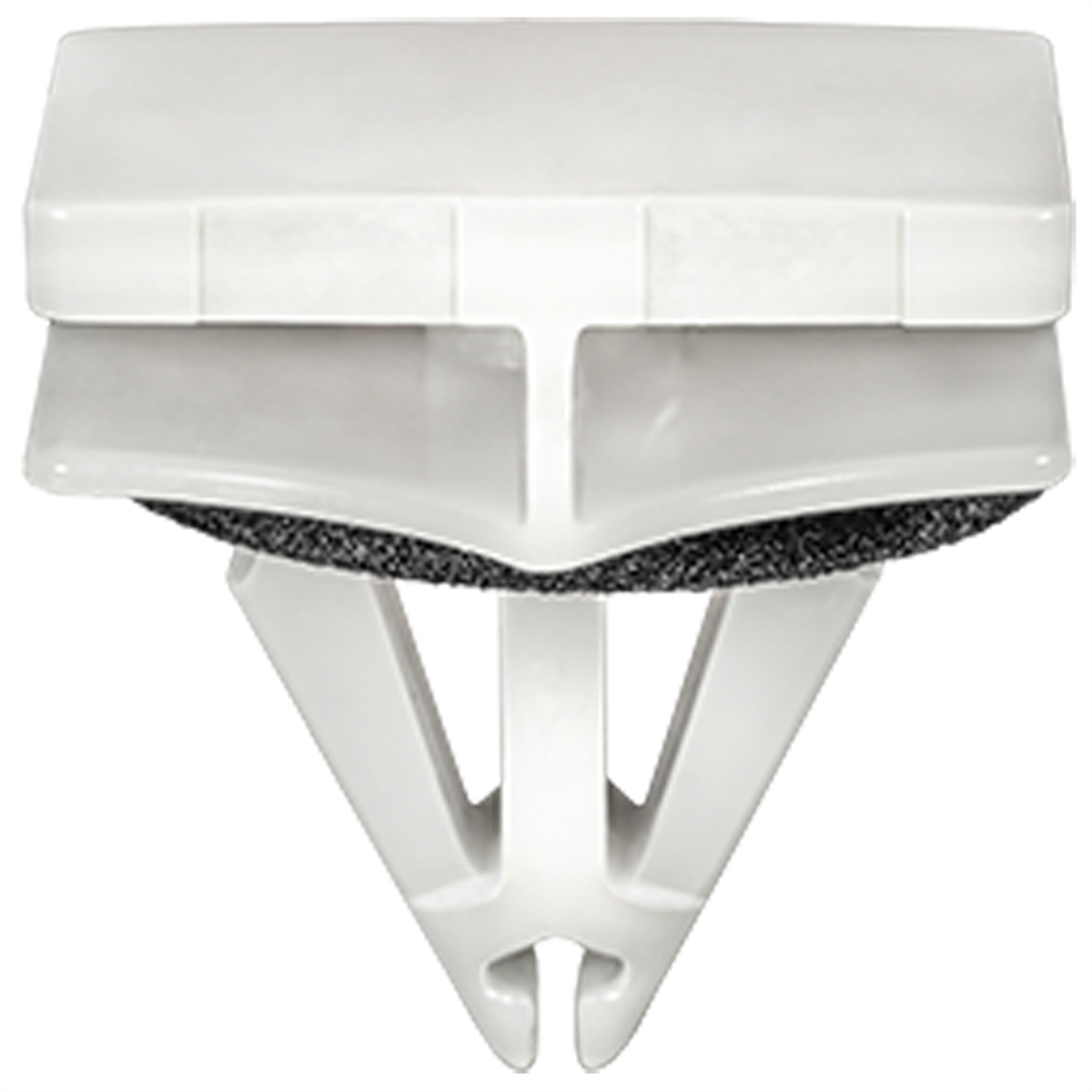 Ford Moulding Clip with Sealer, White Nylon, 25PK