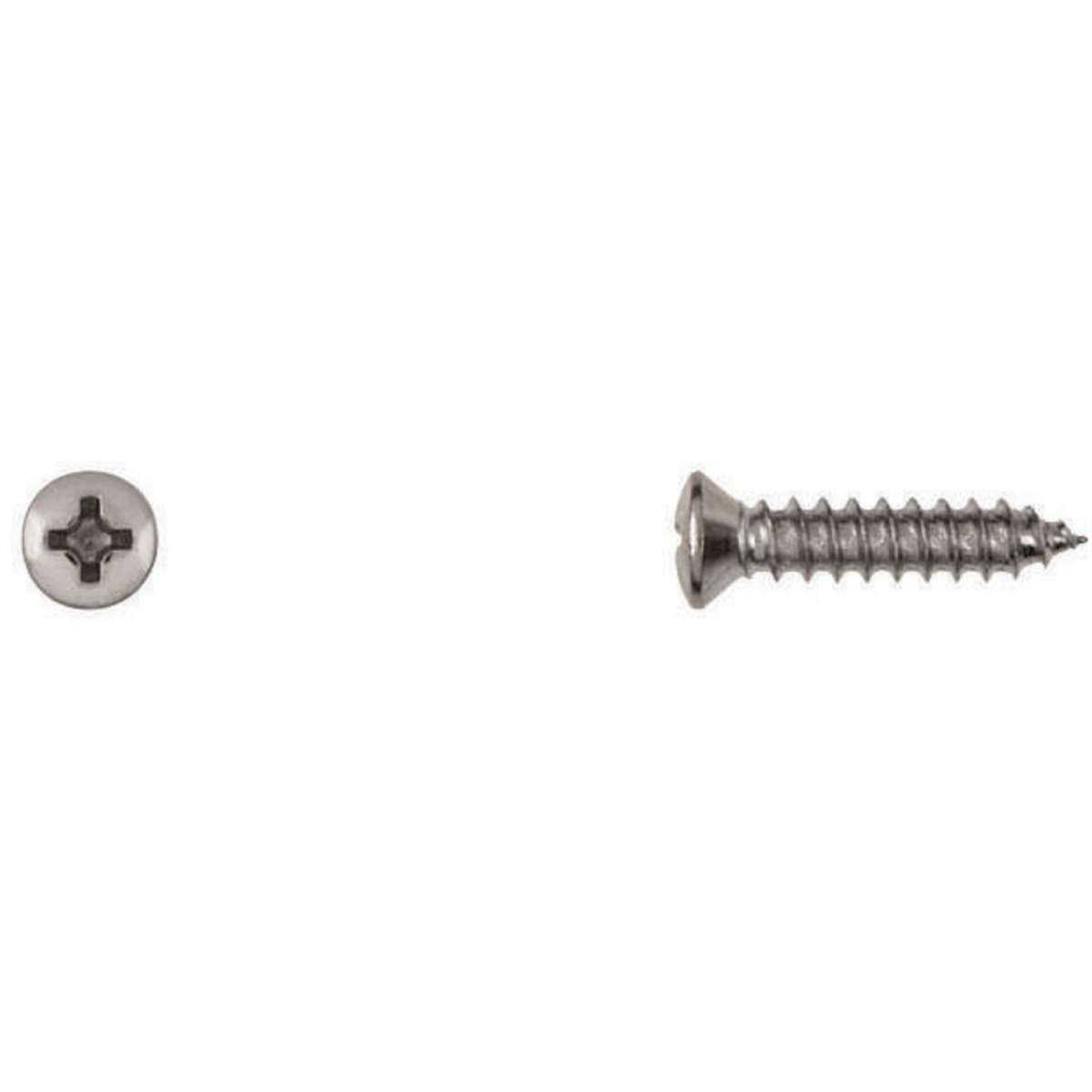DCO6403MT 8 x 1.25 in. No.6 Head Phillips Oval Head Fastener