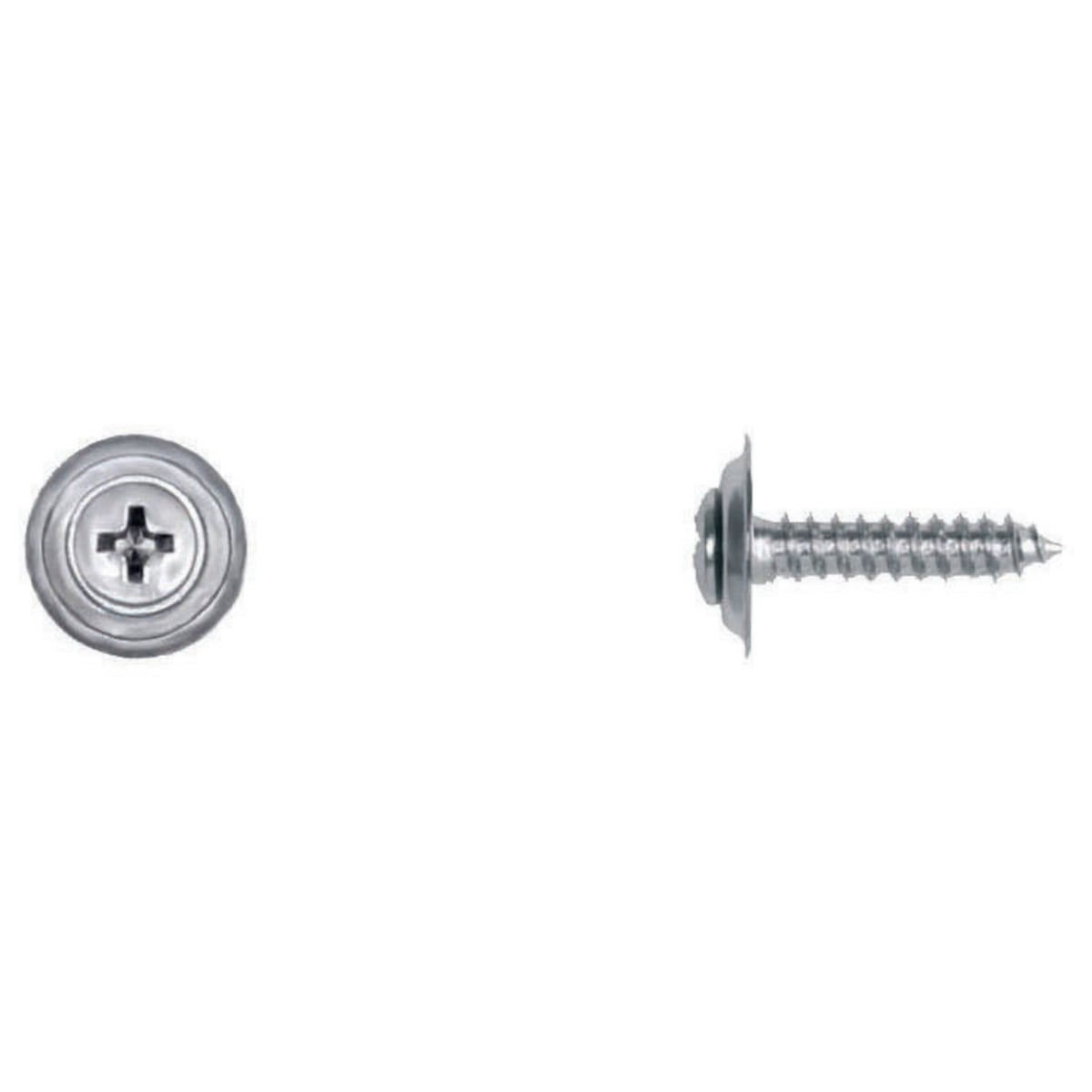 DCO5763MT 10 x 1 in. No.8 Head Phillips Oval Fastener