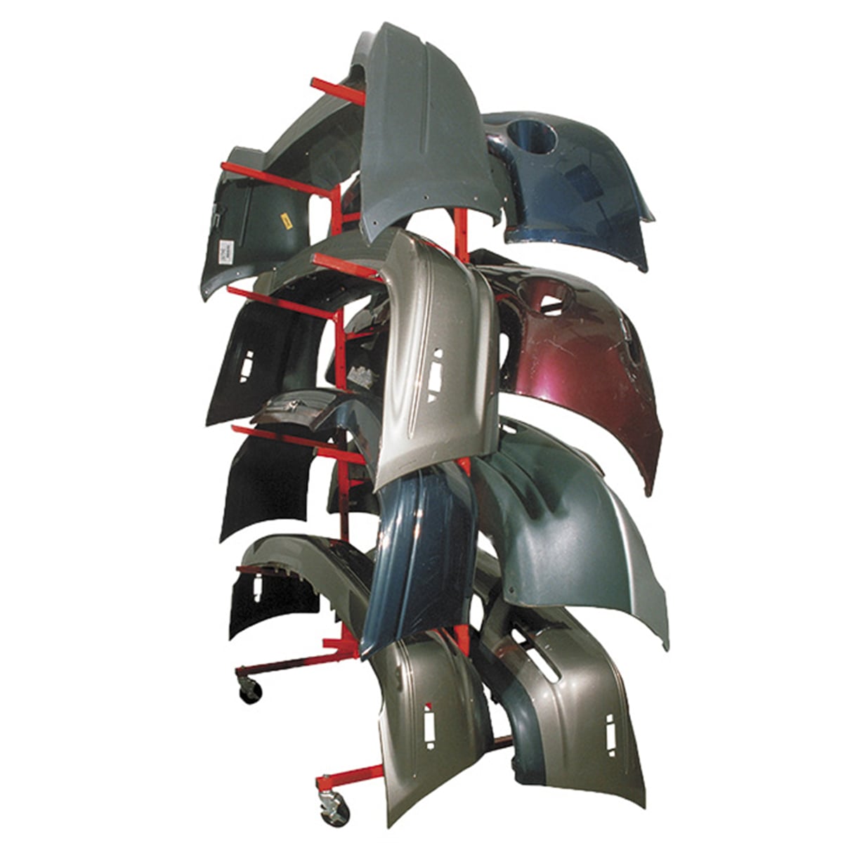 Innovative Tools ITTMBM 41 x 37 x 85 in. Mobile Bumper Cover Storage Rack - 250 lbs Load