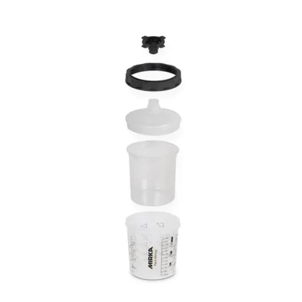 Mirka Abrasives MRK9190170650 650 ml Paint Cup System - Filter Lid - 50 per Pack