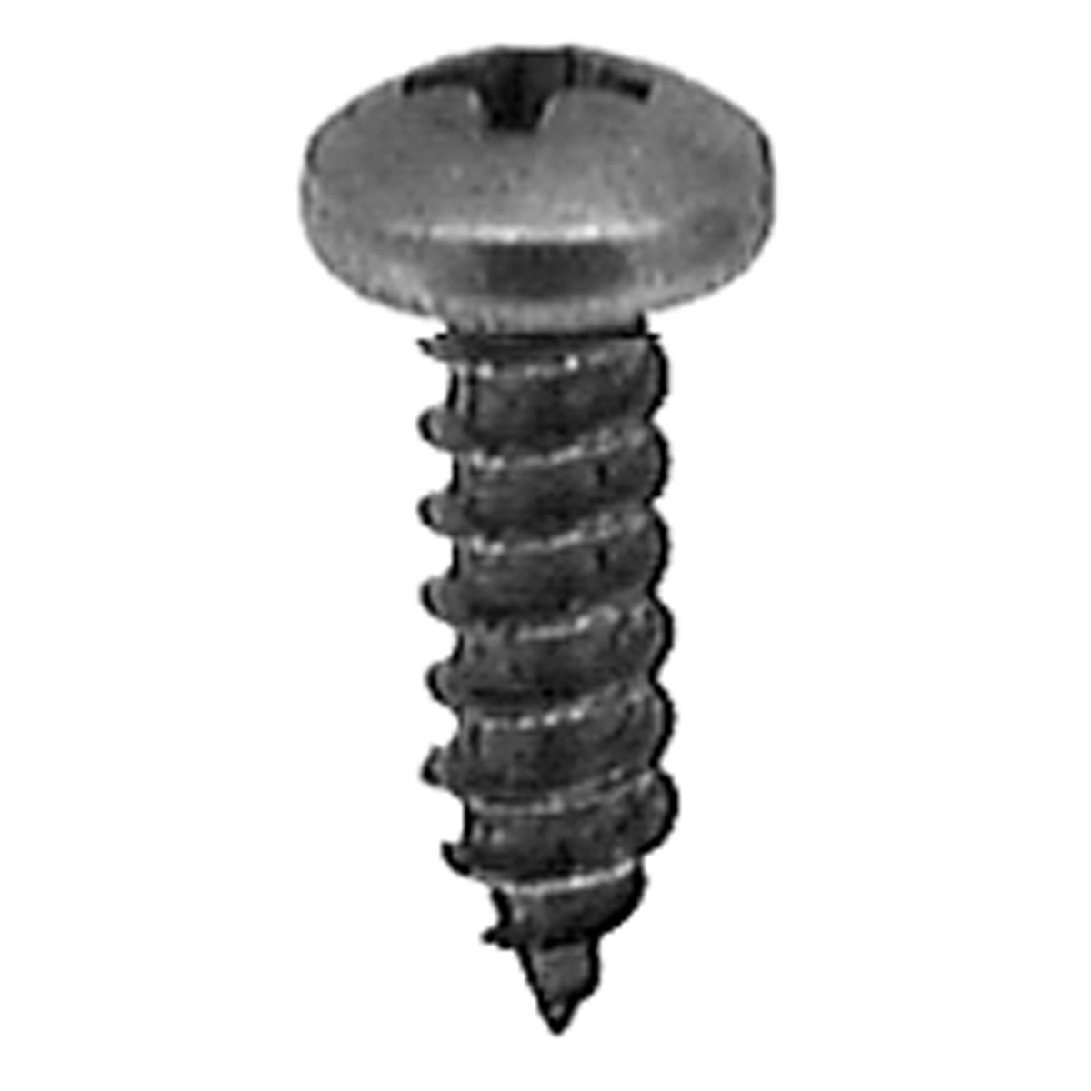 AVC10180 No.8 x 0.5 Philips Pan Head Tapping Screw - Black Oxide