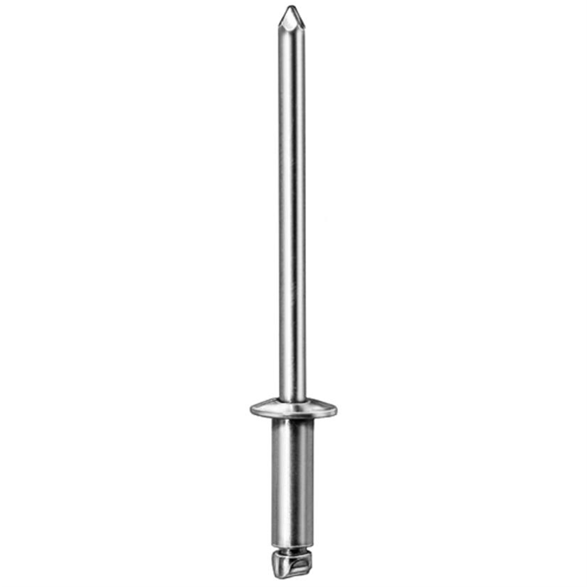 Panel Rivets Dome 1/4in Diameter 1/8in Grip 3/16in - 1/4in, 100PK