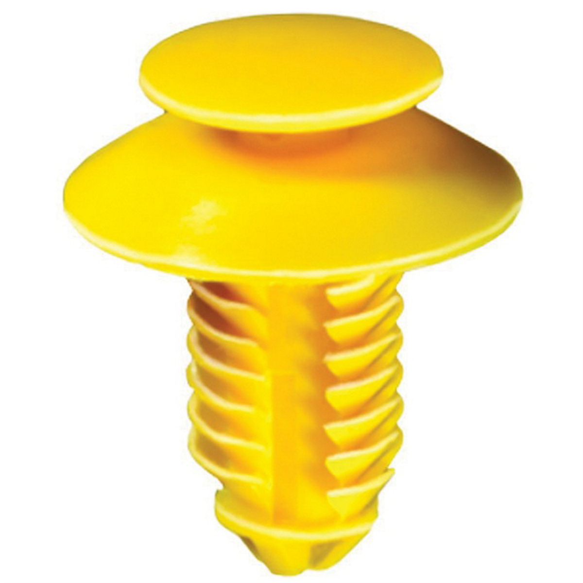 AVCAP18848 0.5 in. Dia. Top x 0.75 in. Bottom Double Head Type 7 Door Trim Panel Retainer, Nylon - Yellow