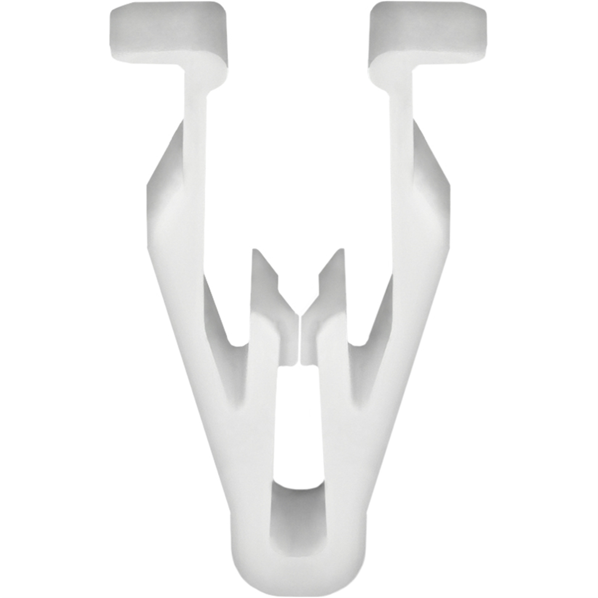 Honda White Nylon Grill Clip, 25PK