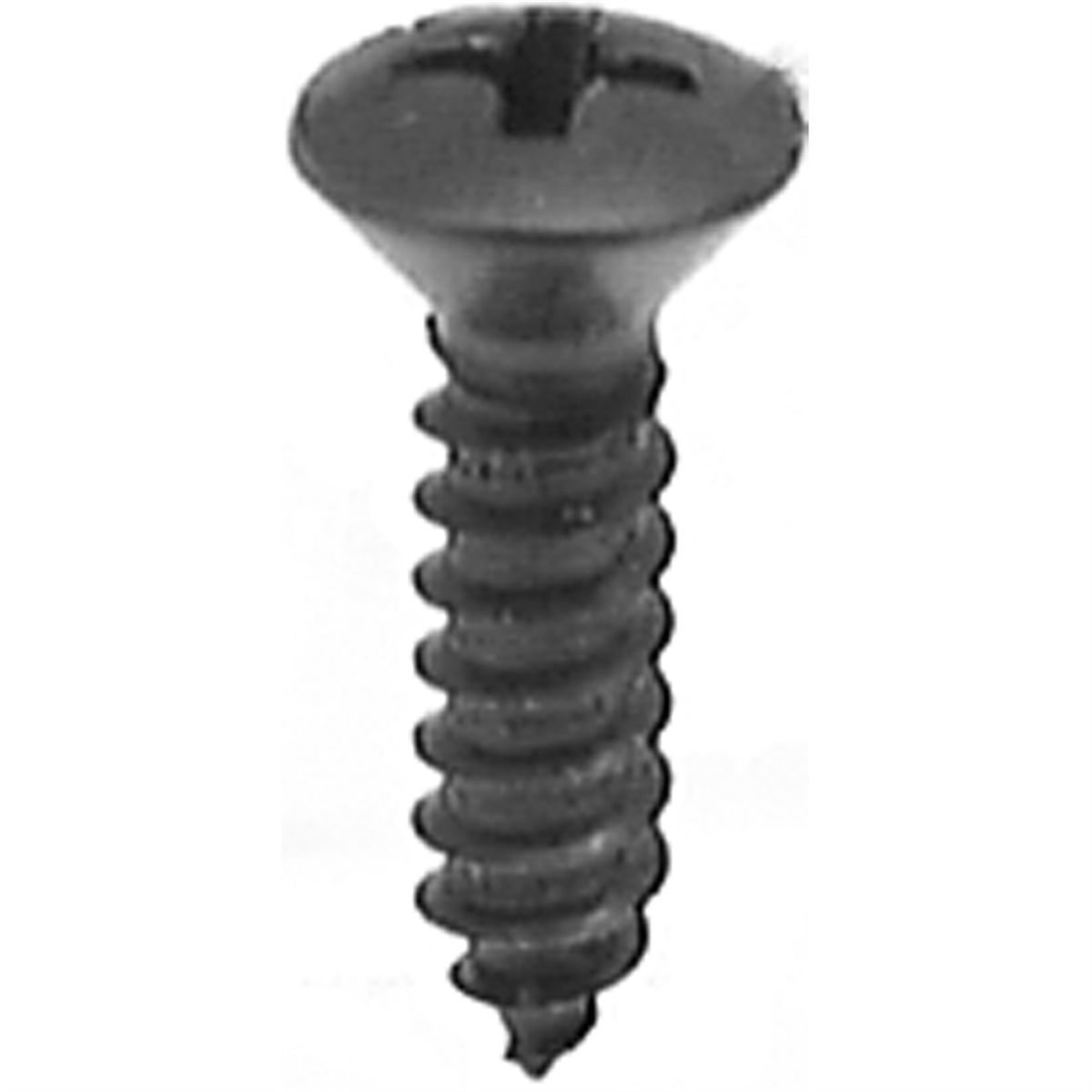 AVC11086 No.10 x 0.75 Philips Oval Head Tapping Screw - Black Oxide