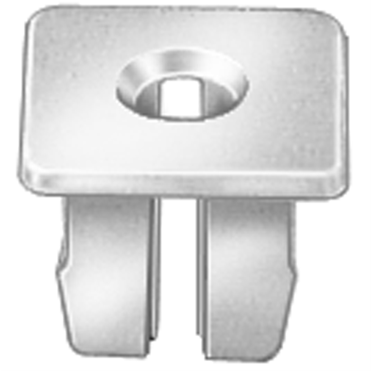AVC12735 Headlight Bezel Nylon Nut - No.6 Screw Size