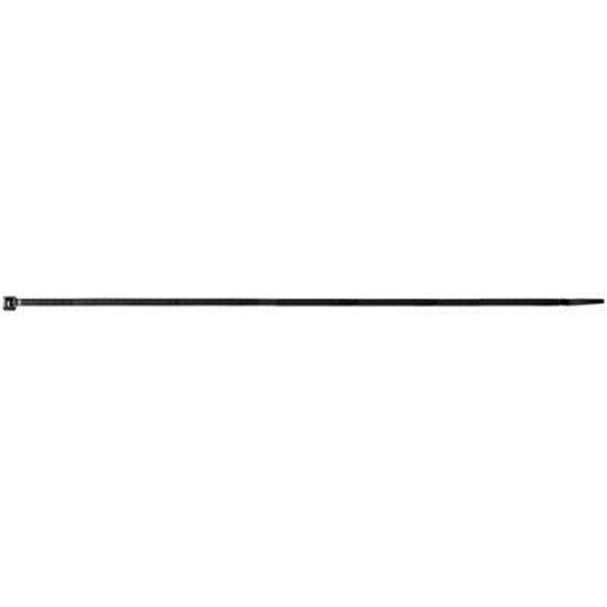 AVC15753 14 x 0.18 in. Light-Duty Cable Tie - 50 lbs Load - Nylon - Black