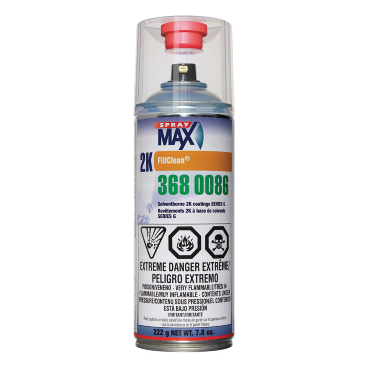 SprayMax 2K FillClean Aerosol Fill Can Single Stage G (3680086)