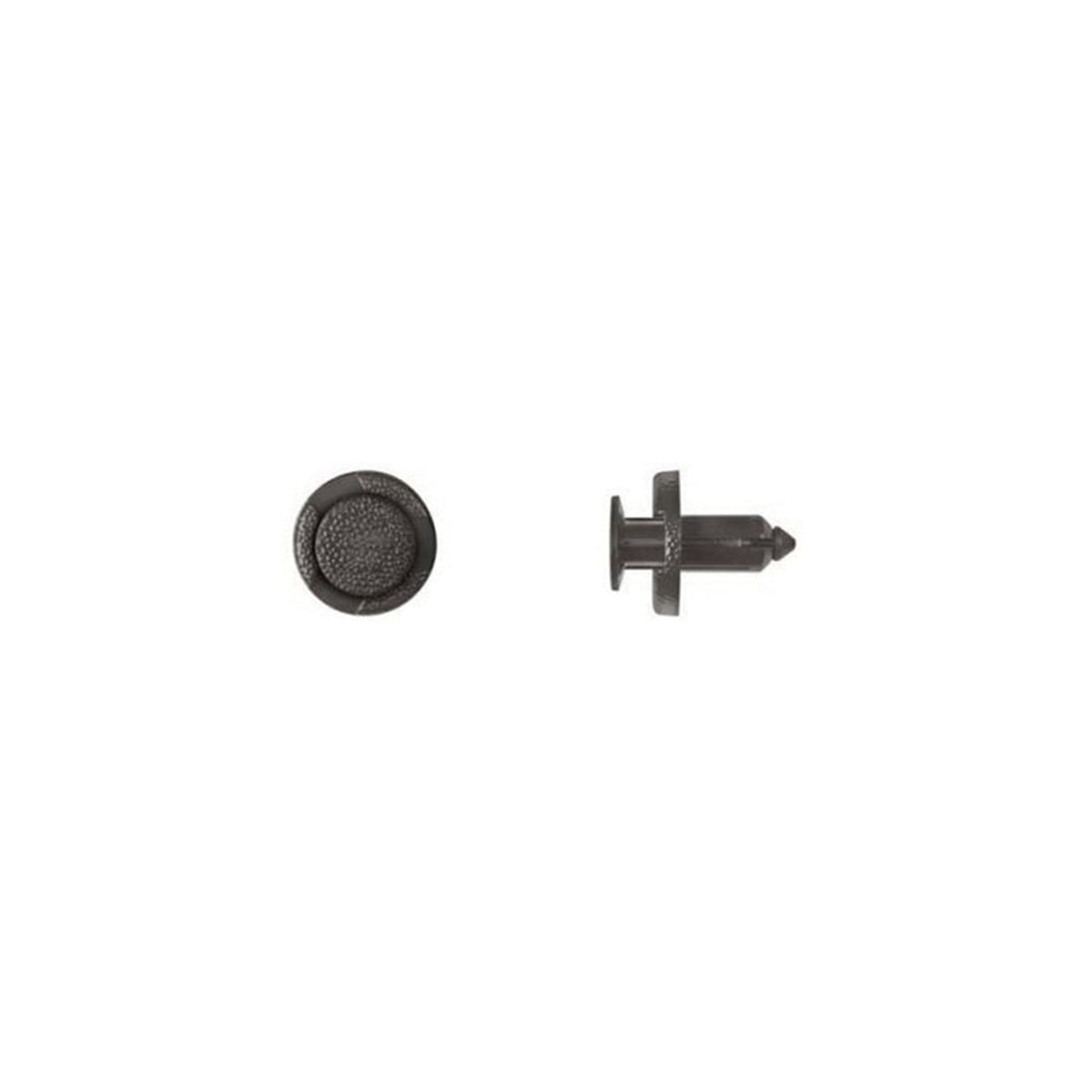 DCO10616MT 13 mm Stem x 0.31 in Hole Push-Type Retainer, Nylon - Black