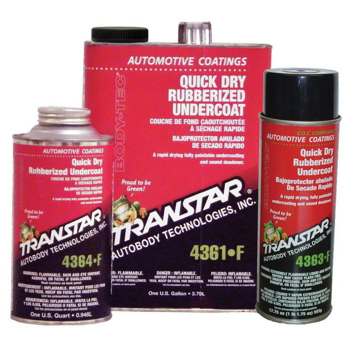 TRP4364-F 1 qt. Quick Dry Rubberized Undercoat - Black