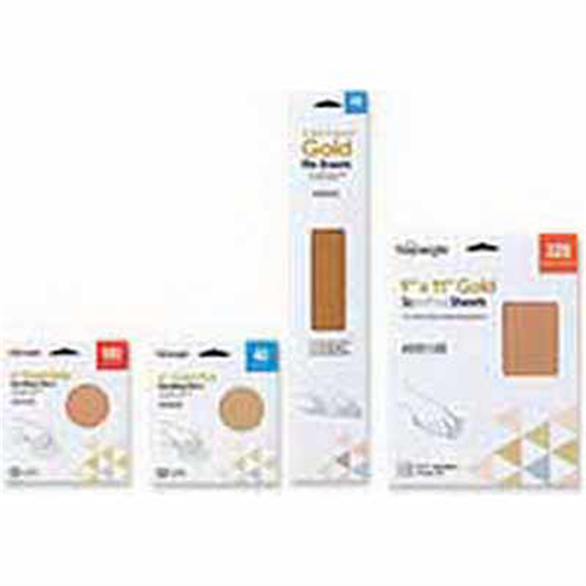 SUA05206R 2.75 x 16.5 in. Gold Open Coated File Sheet, P80 Grit, PSA Attachment