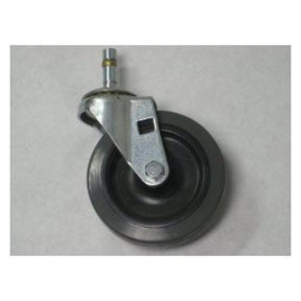 205726 4 in. Swivel Caster for 1770A Engine Stand - Heavy-Duty Replacement Caster Wheel, Black