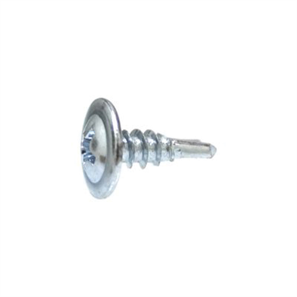 Phillips Washer Head Teks Point Tapping Screw - Zinc - 0.5 in. - Durable Design