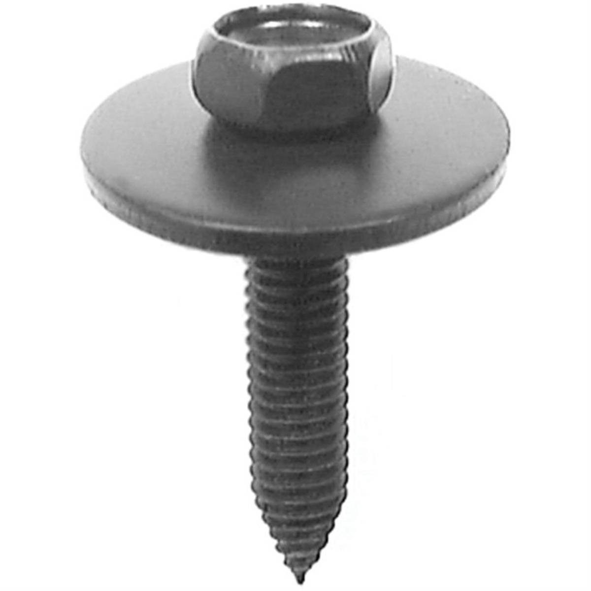 AVC13618 Hex Head Sems CA Point Body Bolt - M6 x 1 mm Screw x 30 mm - Phosphate