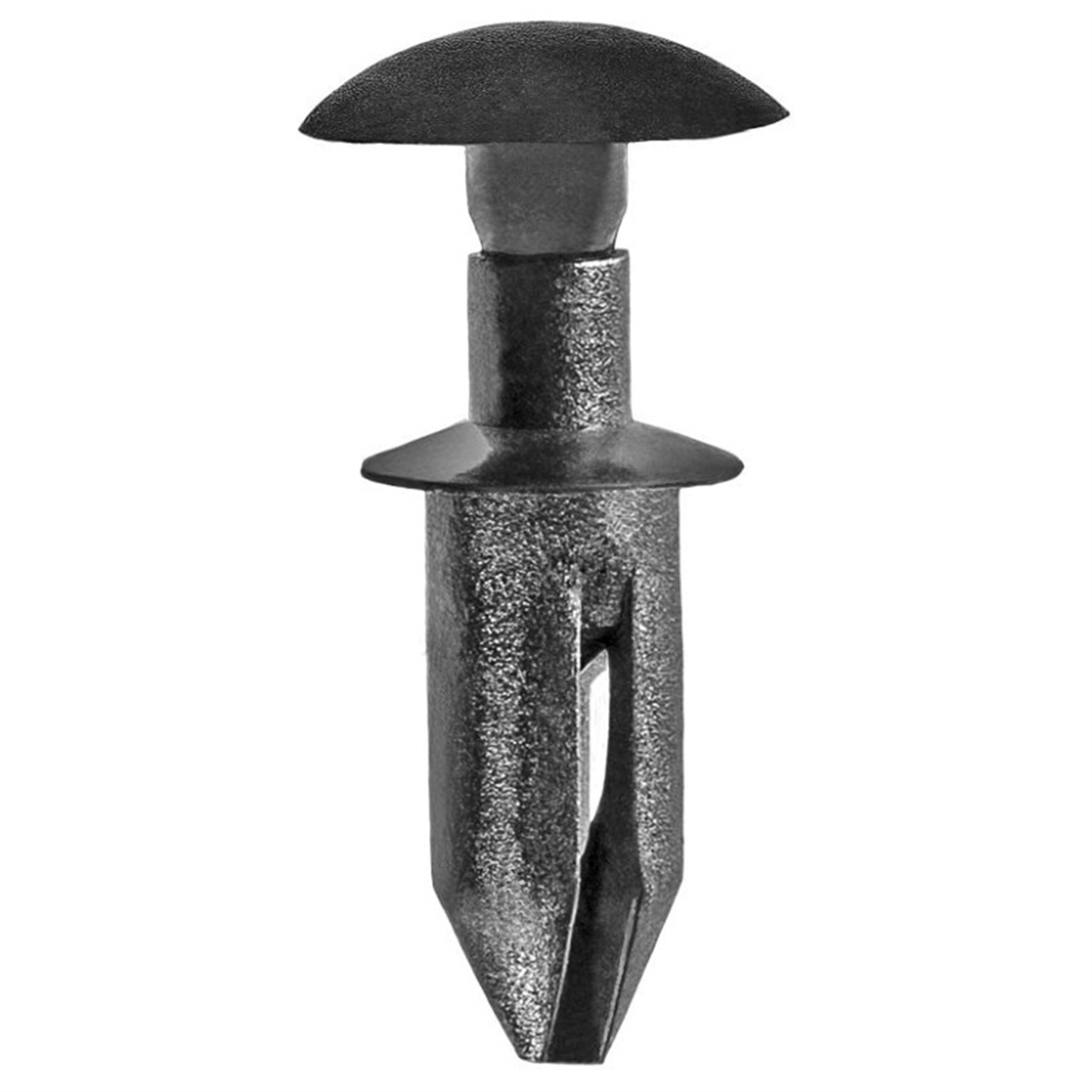 AVC14016 0.375 in. Dia. Head x 0.43 in. Stem Push-Type with Closed End Type 3 Tail Light Retainer, Nylon - Black