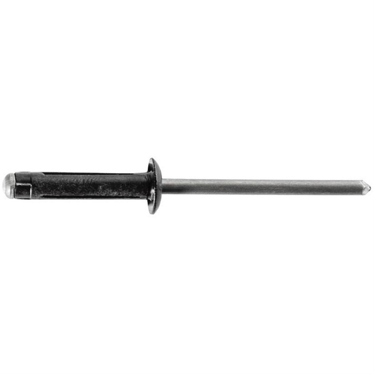 AVC18461 0.15 in. Dia. x 0.04 To 0.25 in. Grip Range Split-Type Rivet - Aluminum - Black