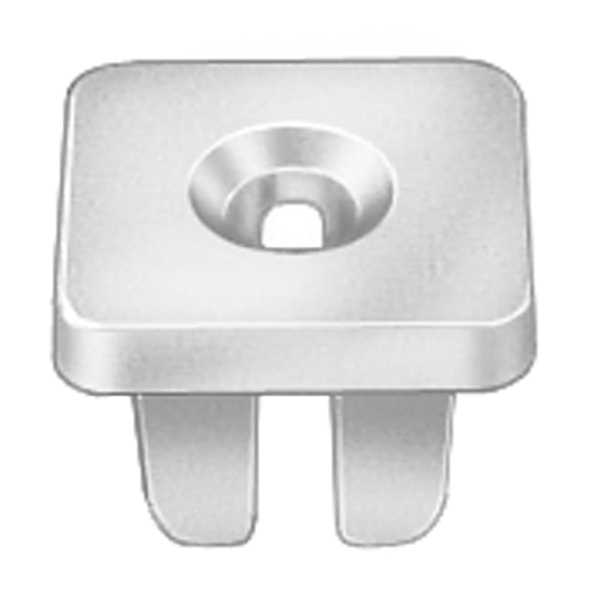 AVCAP14274 Pak Nylon Nut - No.10 Screw Size