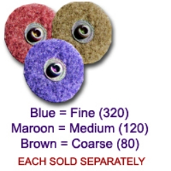 09194 3 in. Coarse Non-Woven Quick-Change Disc