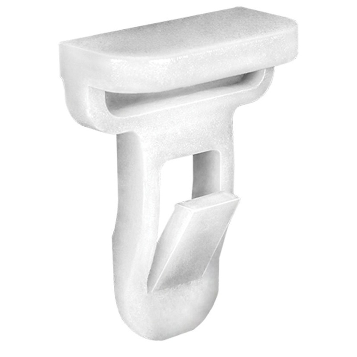 AVC21857 Front & Rear Spoiler Molding Clip - 10 x 20 mm Head - Nylon - White
