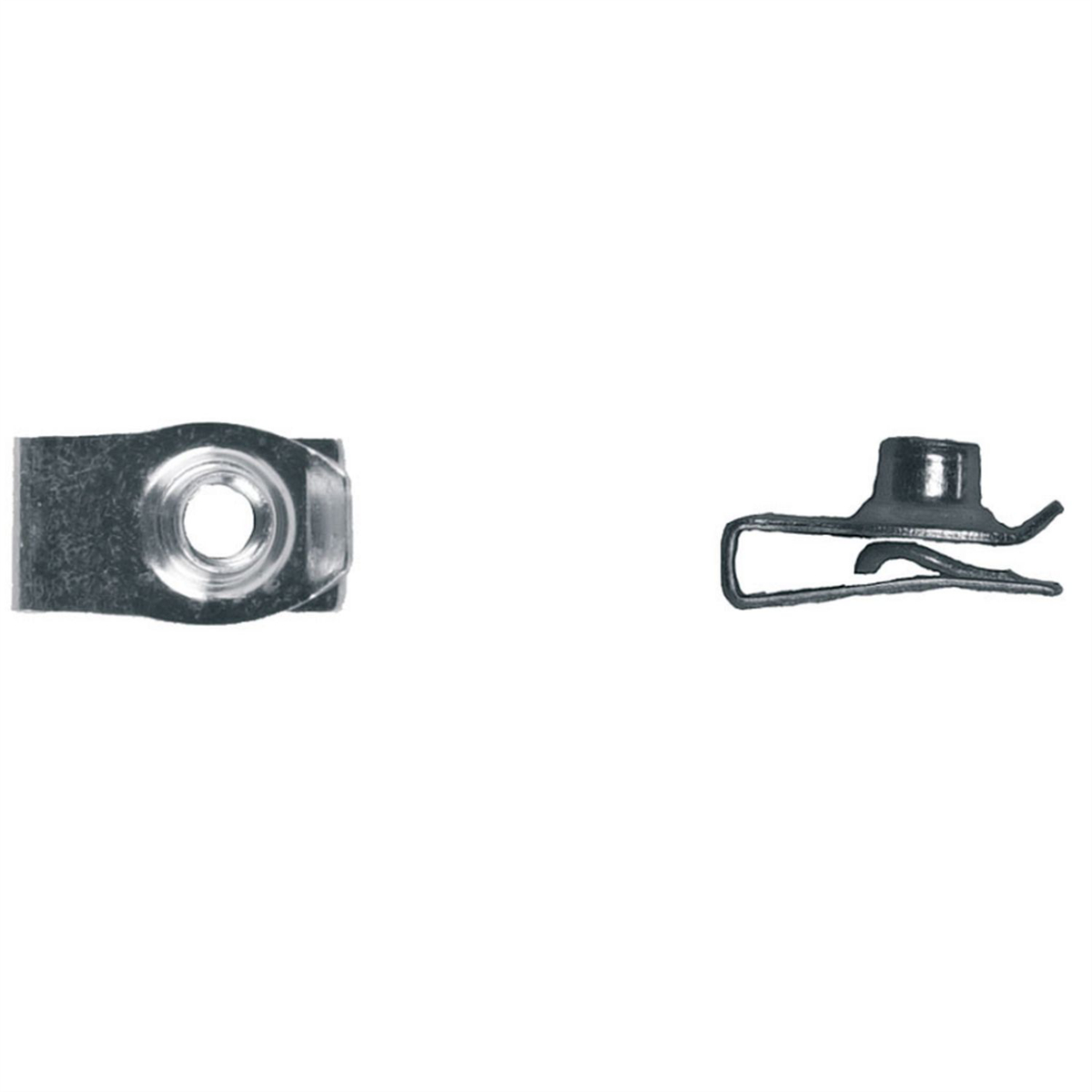 DCO2969PK Short Extruded U-Nuts - Black Phosphate