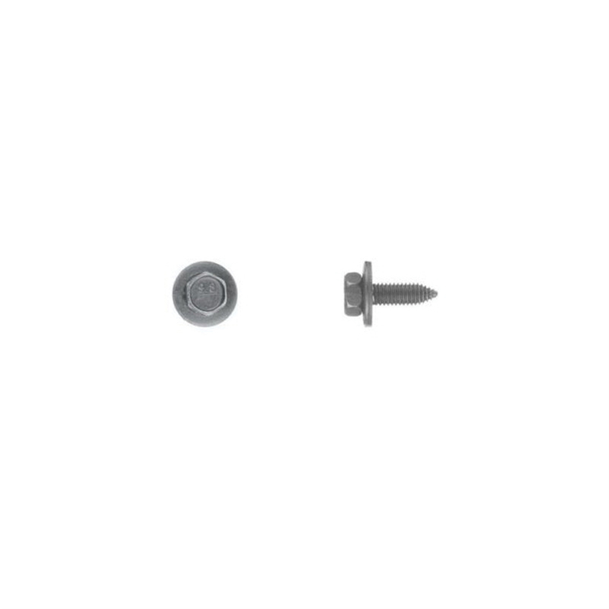 DCO5684MT CA Point Body Bolt - M6 x 1 mm x 20 mm x 10 mm Indented Hex Head - Black