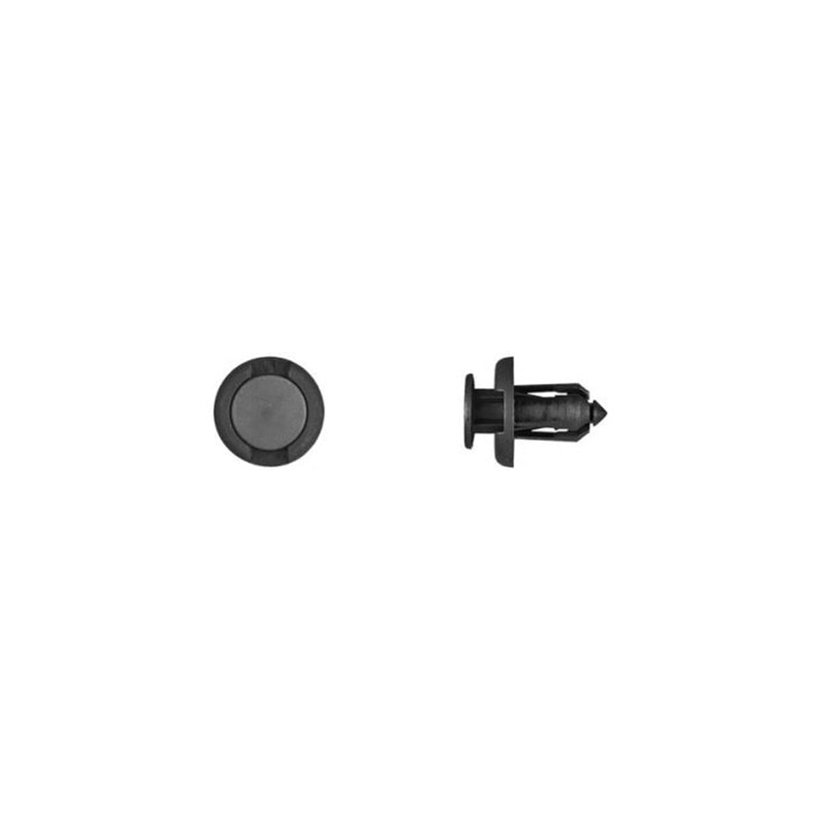 DCO9282MT 16 mm Stem x 0.39 in. Hole Push-Type Retainer, Nylon - Black